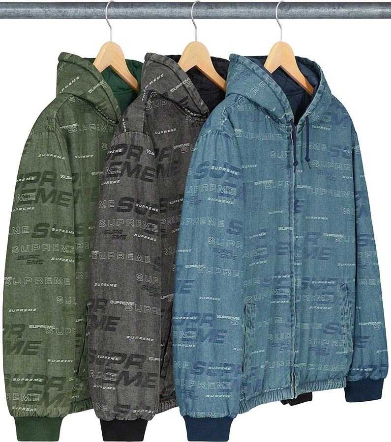 Reversible Dimensions Logo Denim Work Jacket